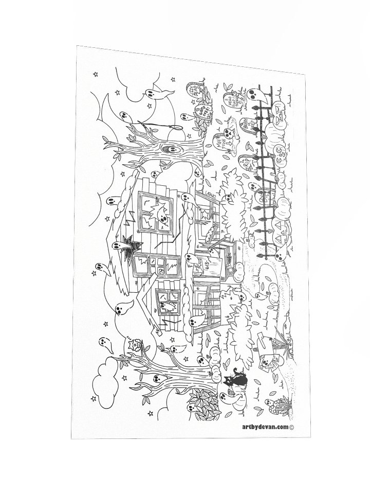 Color Your Own Art: 33 Ghosts product image (2)