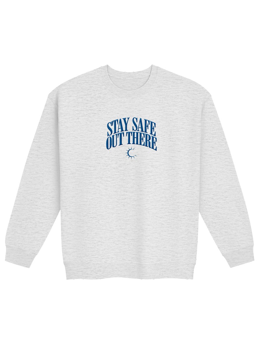 Stay Safe Embroidered Crewneck product image (4)