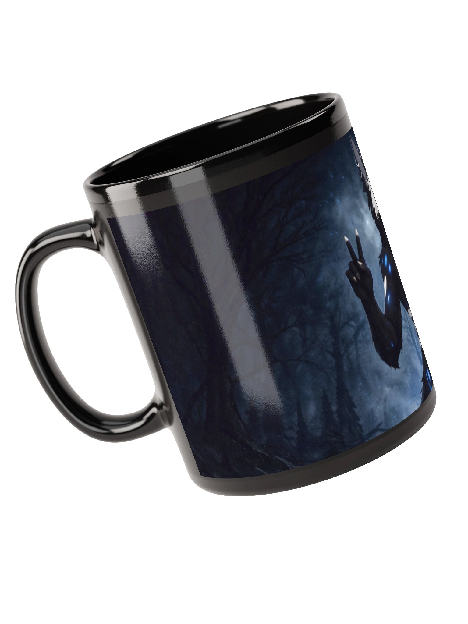 Grim Wolf Moonlight Forest Mug product image (5)