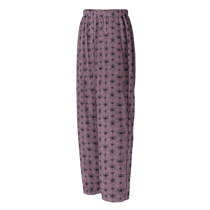 Spooky Spiders Halloween Pajama Pants in Purple product image (1)