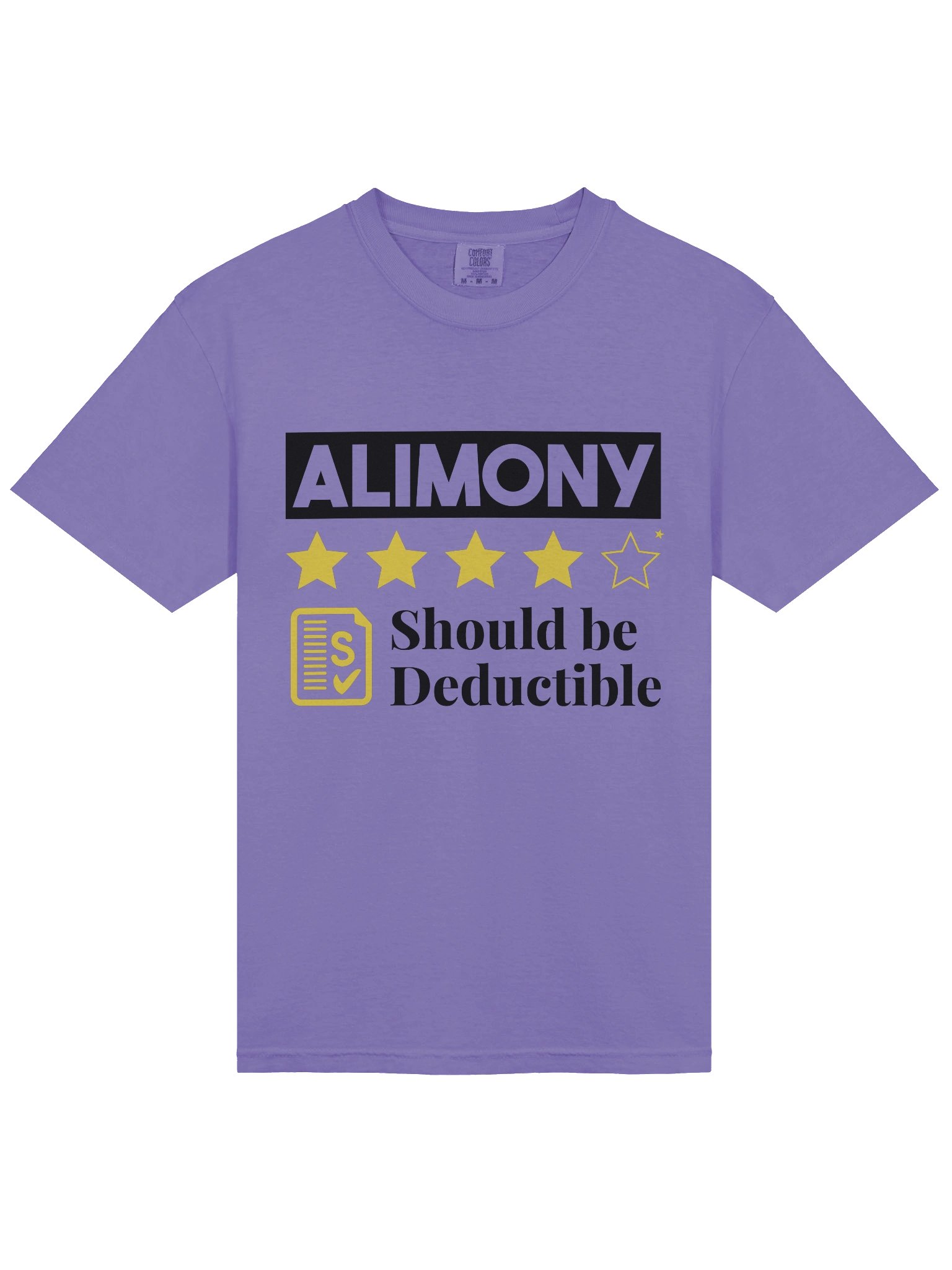 Alimony Should Be Deductible Tee product image (2)