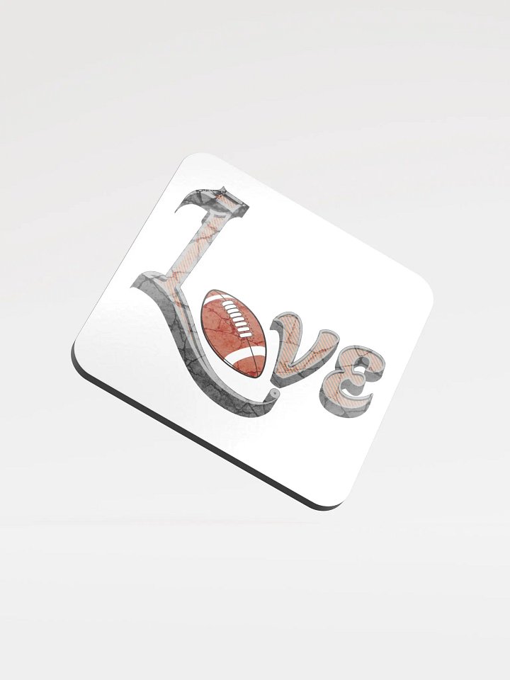 Love Football of the Game Cork Coaster product image (2)