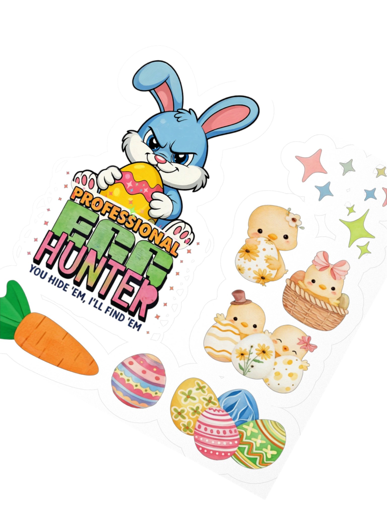 Easter Egg Hunter Sticker Sheet product image (2)