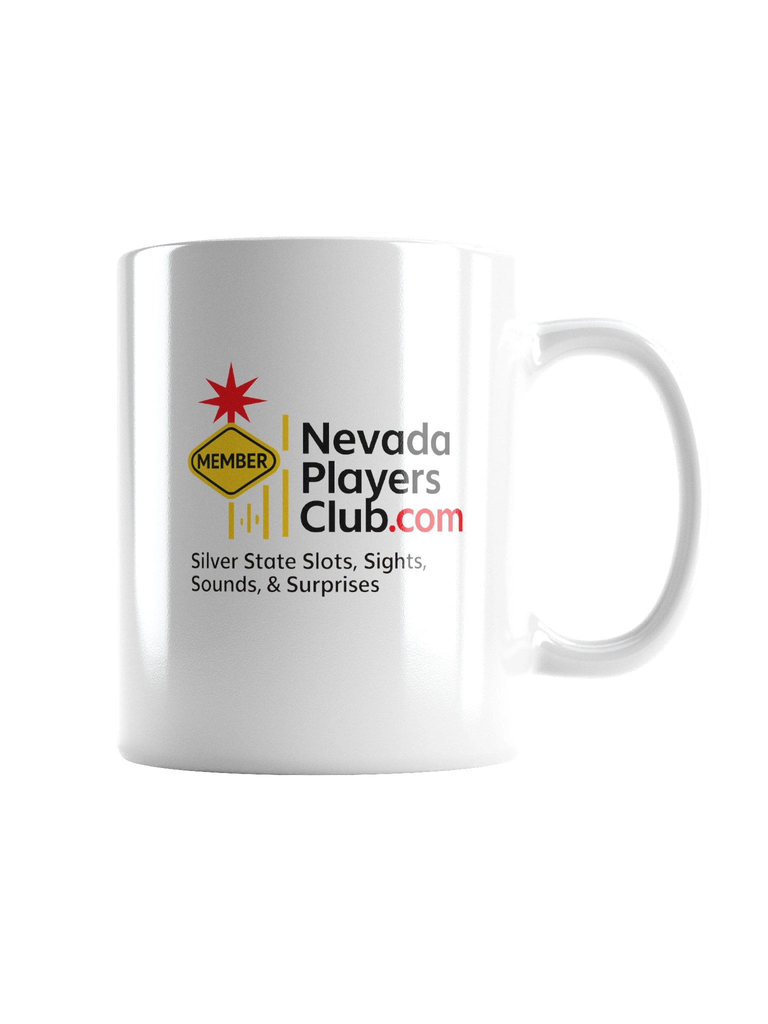 White Nevada Players Club Member Mug product image (5)