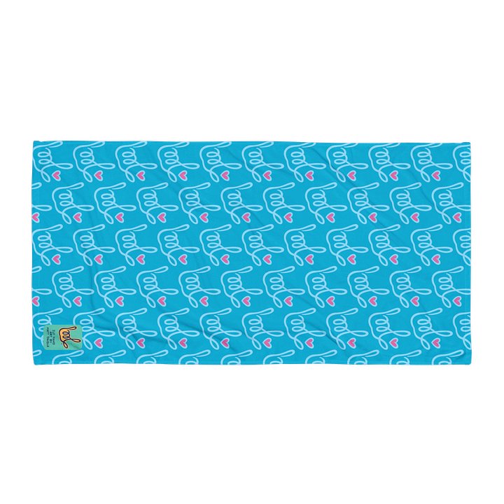 Forever ILY Blue Beach Towel product image (1)