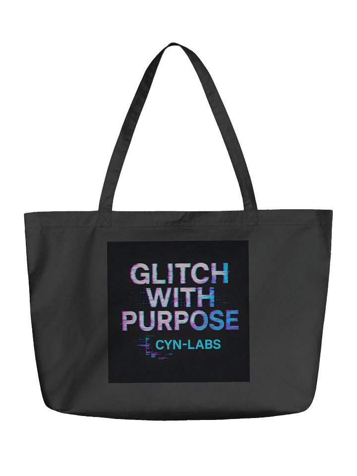 Glitch With Purpose Tote Bag product image (1)