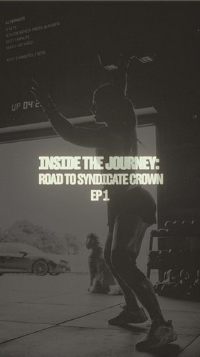 INSIDE THE JOURNEY: ROAD TO SYNDICATE CROWN 
EP 1 - SARAI
Episode Sponsored by: @noidstills / @noidhouse 

New episode every ...