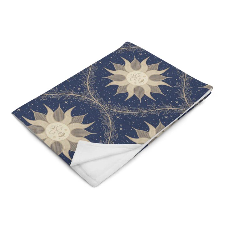 Mystic Suns and Leaves Throw Blanket product image (2)