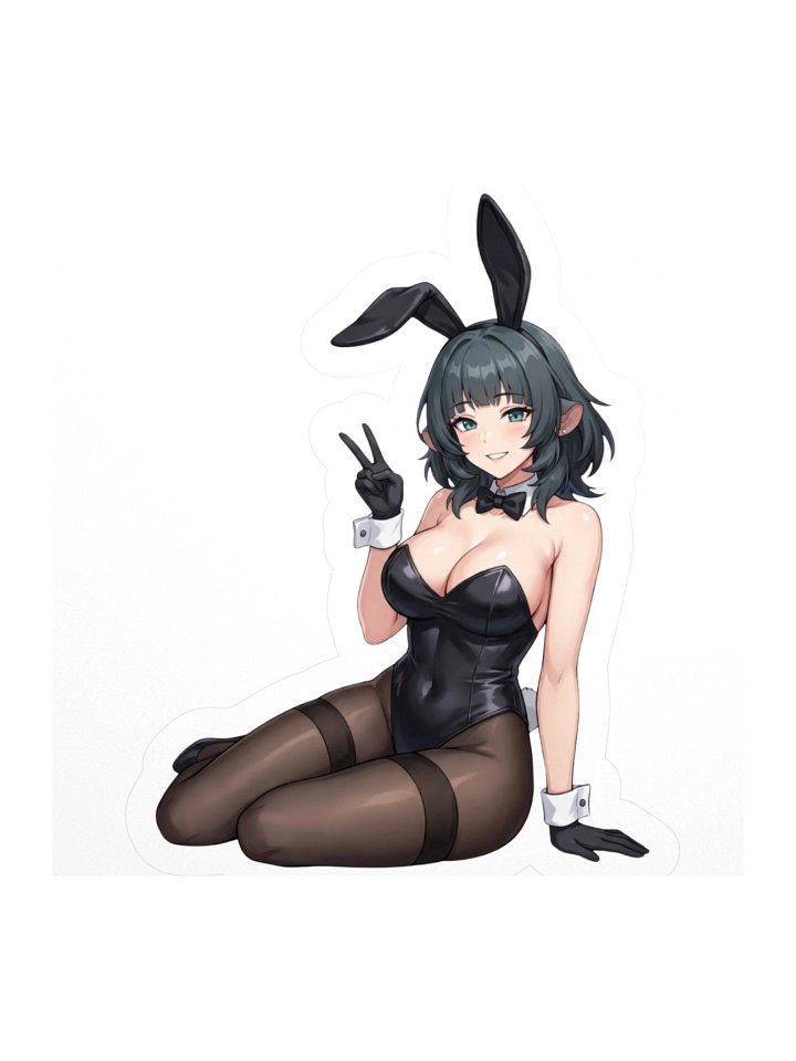 Jane Doe bunny suit sticker product image (2)
