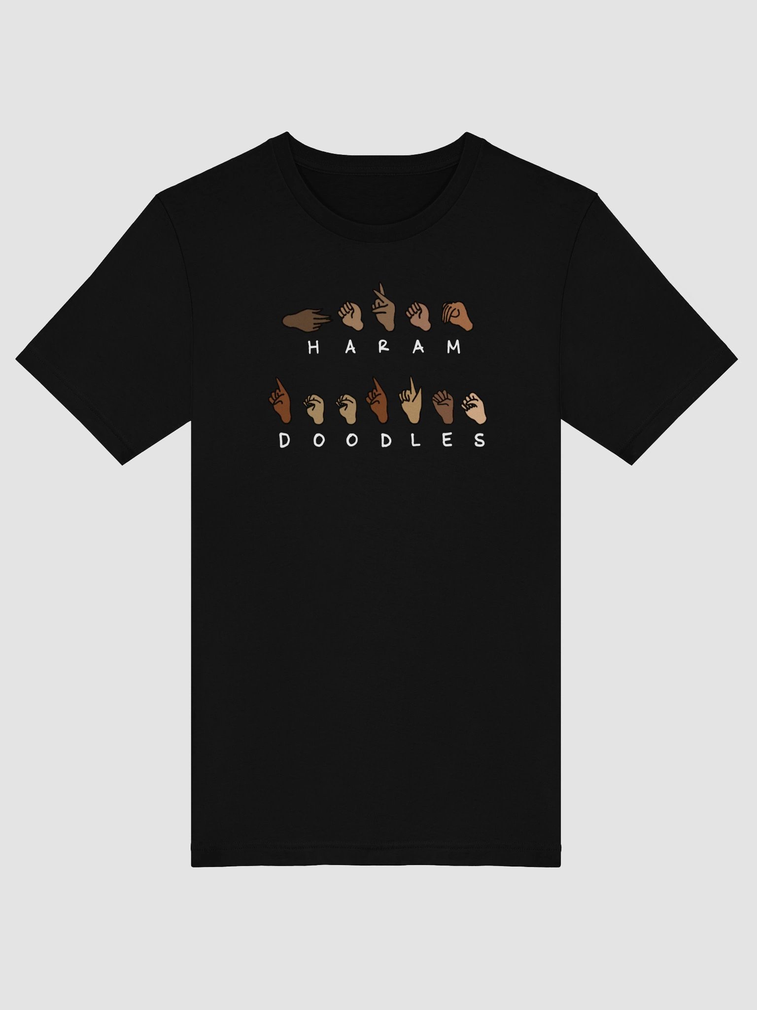 Haram Doodles in Sign Language Supersoft T-Shirt product image (5)