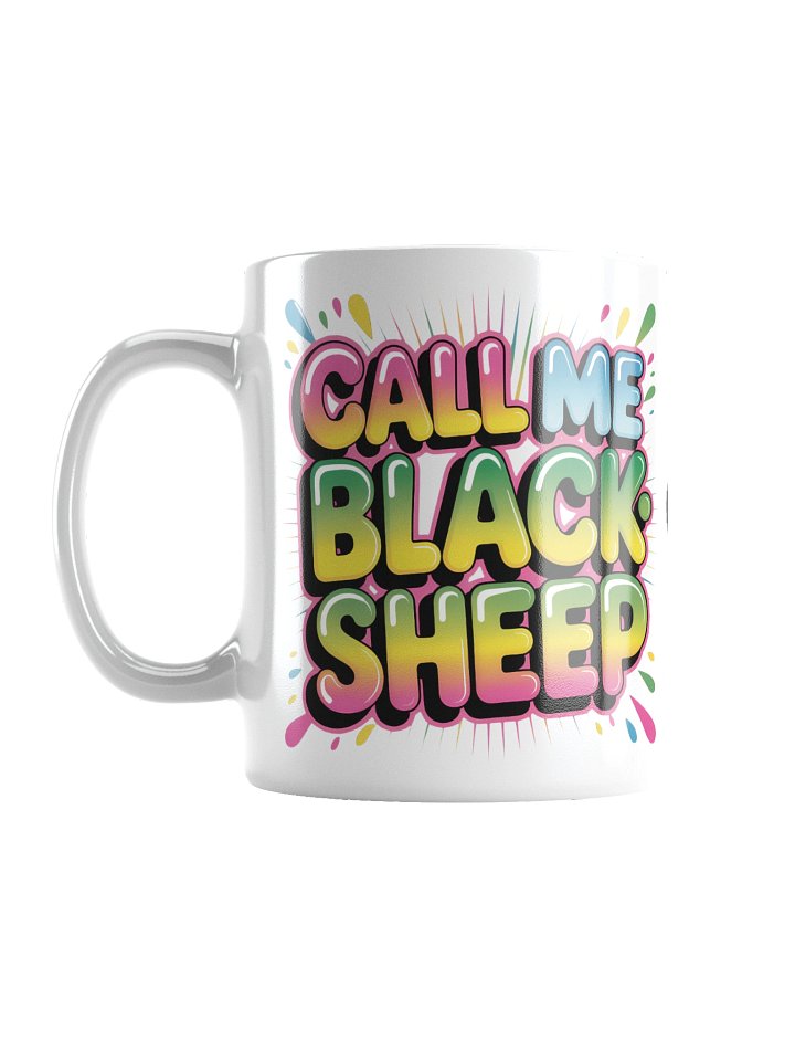 Vibrant CallMeBlacksheep White Glossy Mug product image (3)