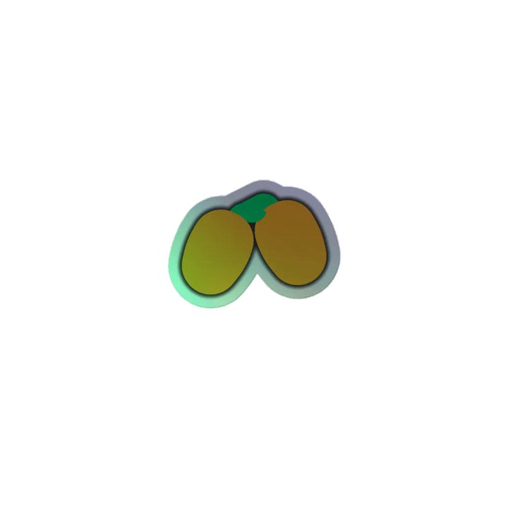 Holographic Dangle Mangoes Sticker product image (2)