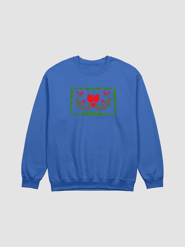 Hungarian Floral Blues Harmony Crewneck Sweatshirt product image (1)