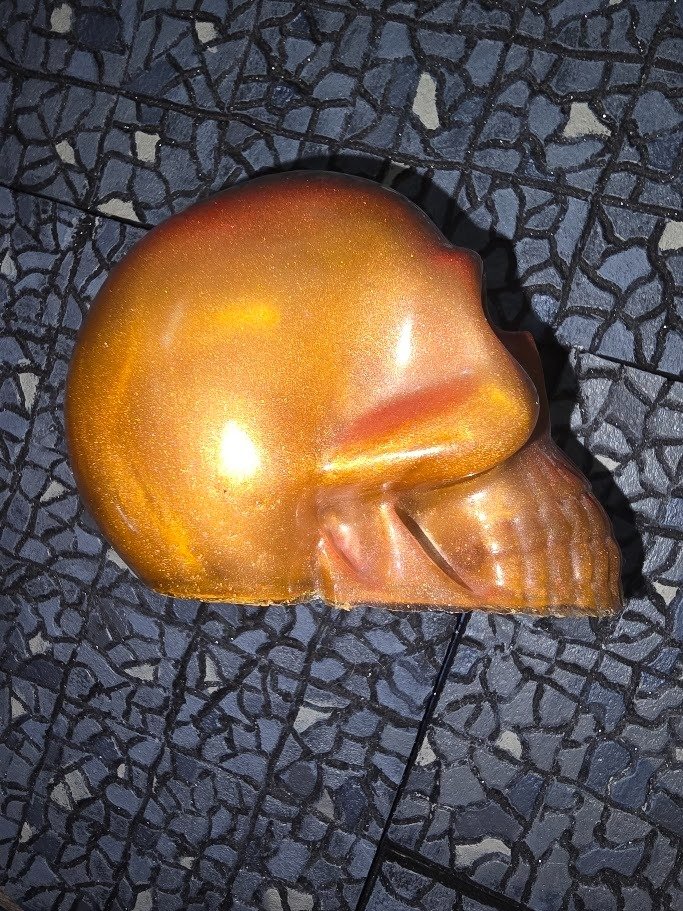 Skull Resin Large - Copper mix product image (3)