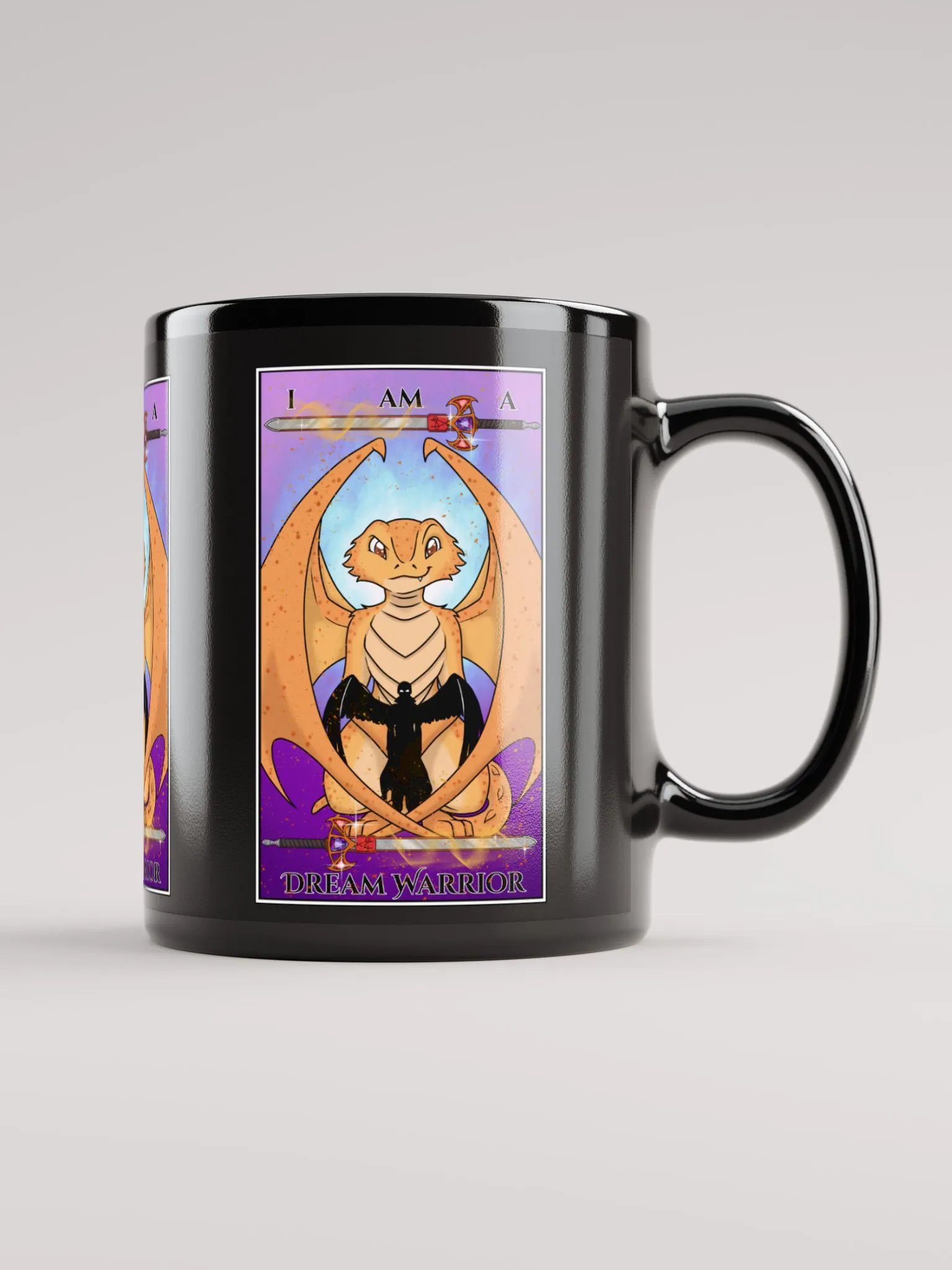 Day of the Dragon "Strength" Tarot Card 11oz/15oz Mug product image (1)