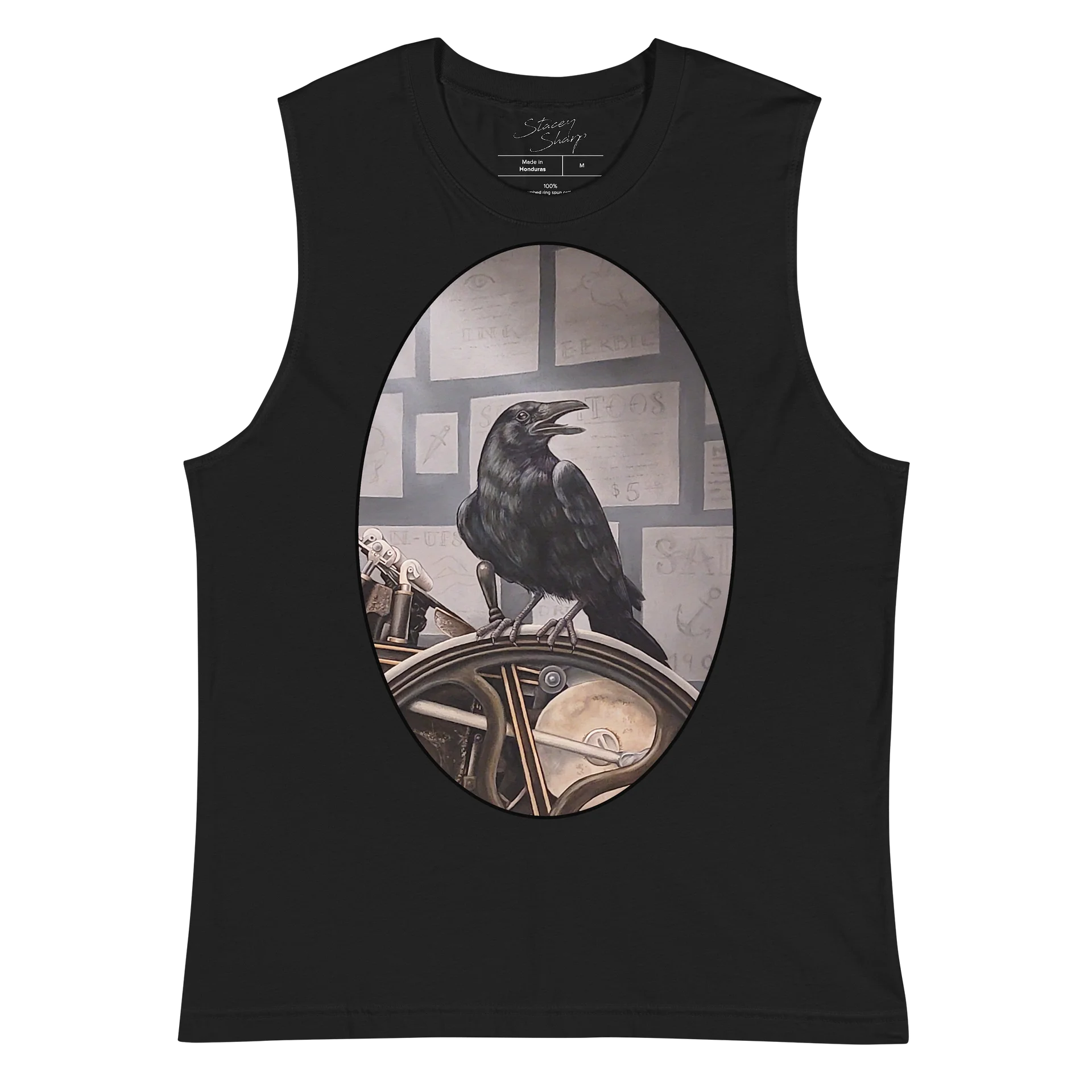Raven's Letterpress Muscle Tank product image (1)