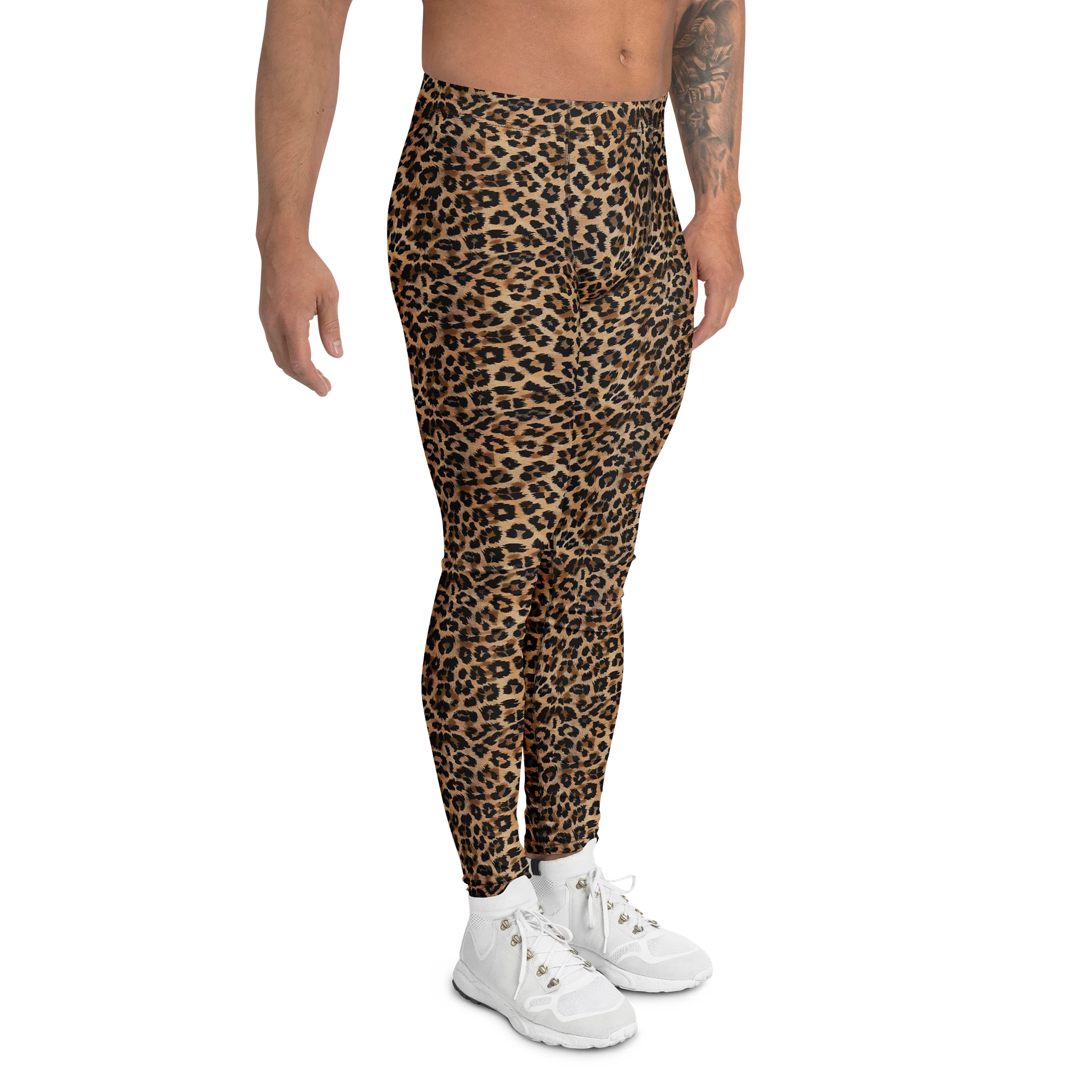 Comfortable Stylish Men’s Leopard Leggings product image (3)