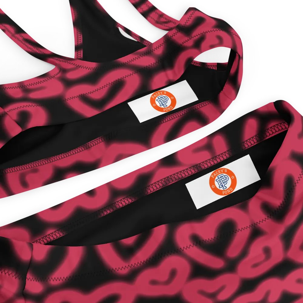 Hearts High Waisted Bikini Set product image (9)