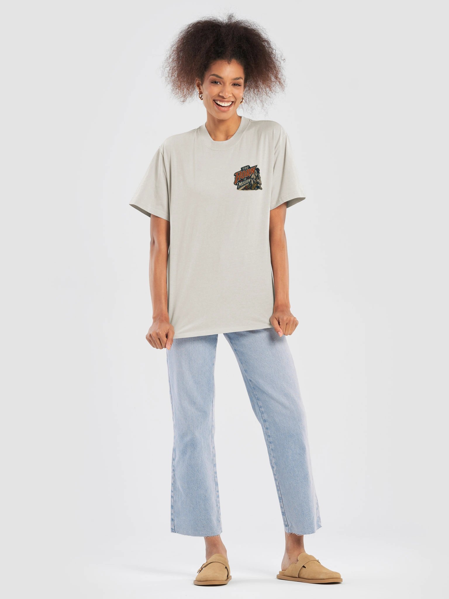 Oversized Too Horn To Mourn Shirt product image (7)