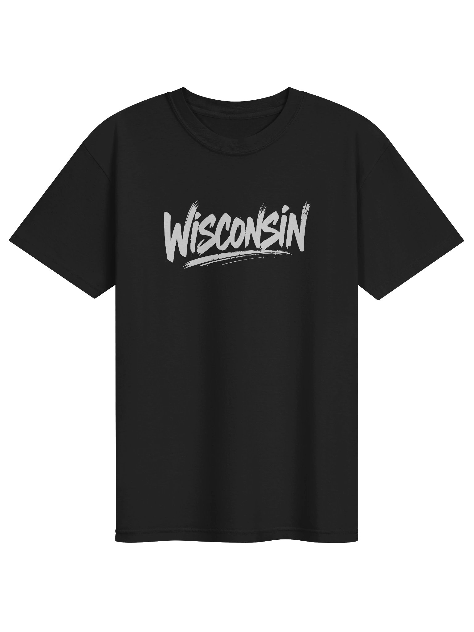 Wisconsin Vintage Script T-Shirt | Retro State Pride Graphic Tee product image (1)
