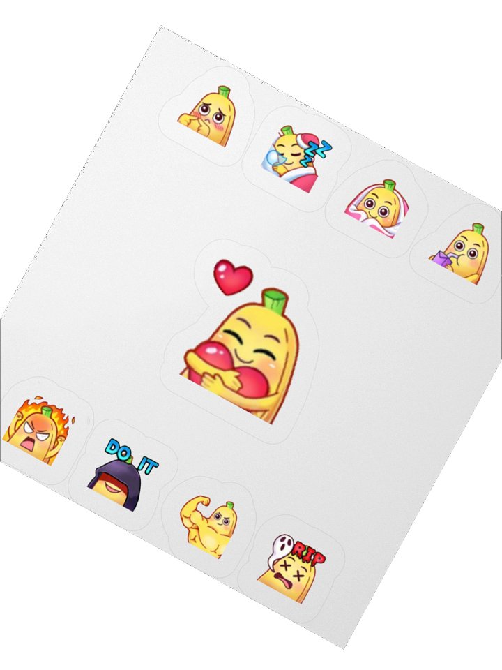 Banana Universe Emote Sticker Set 1 product image (4)