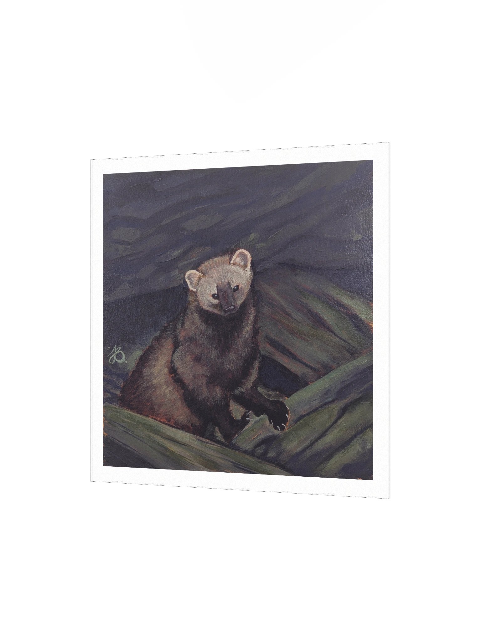 Shy Fisher Cat — Premium Matte Poster product image (4)
