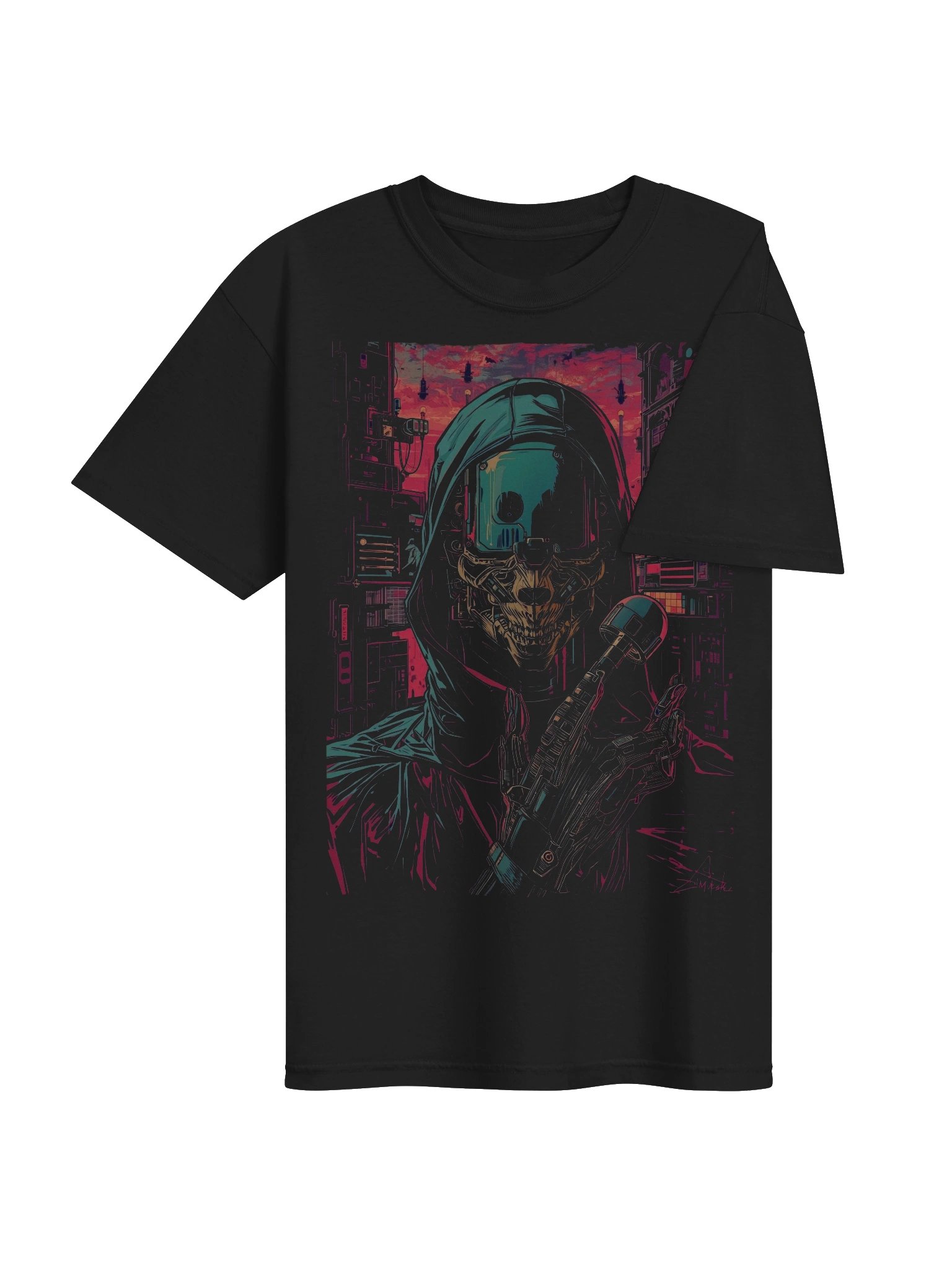 Techno Future Ghost Heavyweight T-Shirt product image (7)
