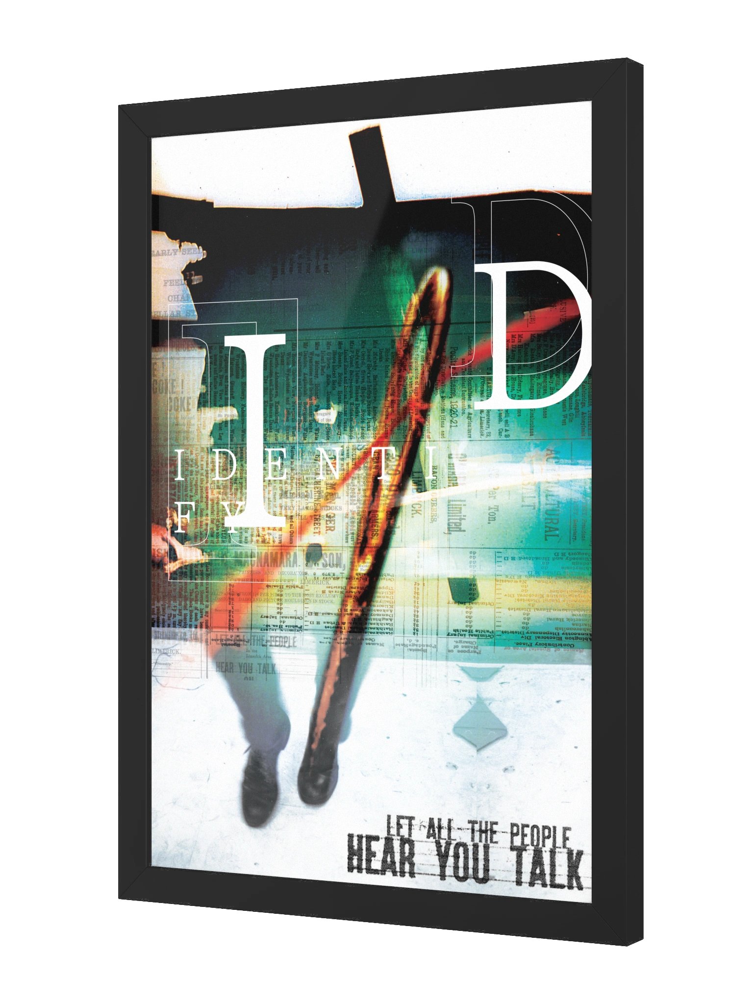 Let ALL the People Hear You Talk Framed Poster product image (3)