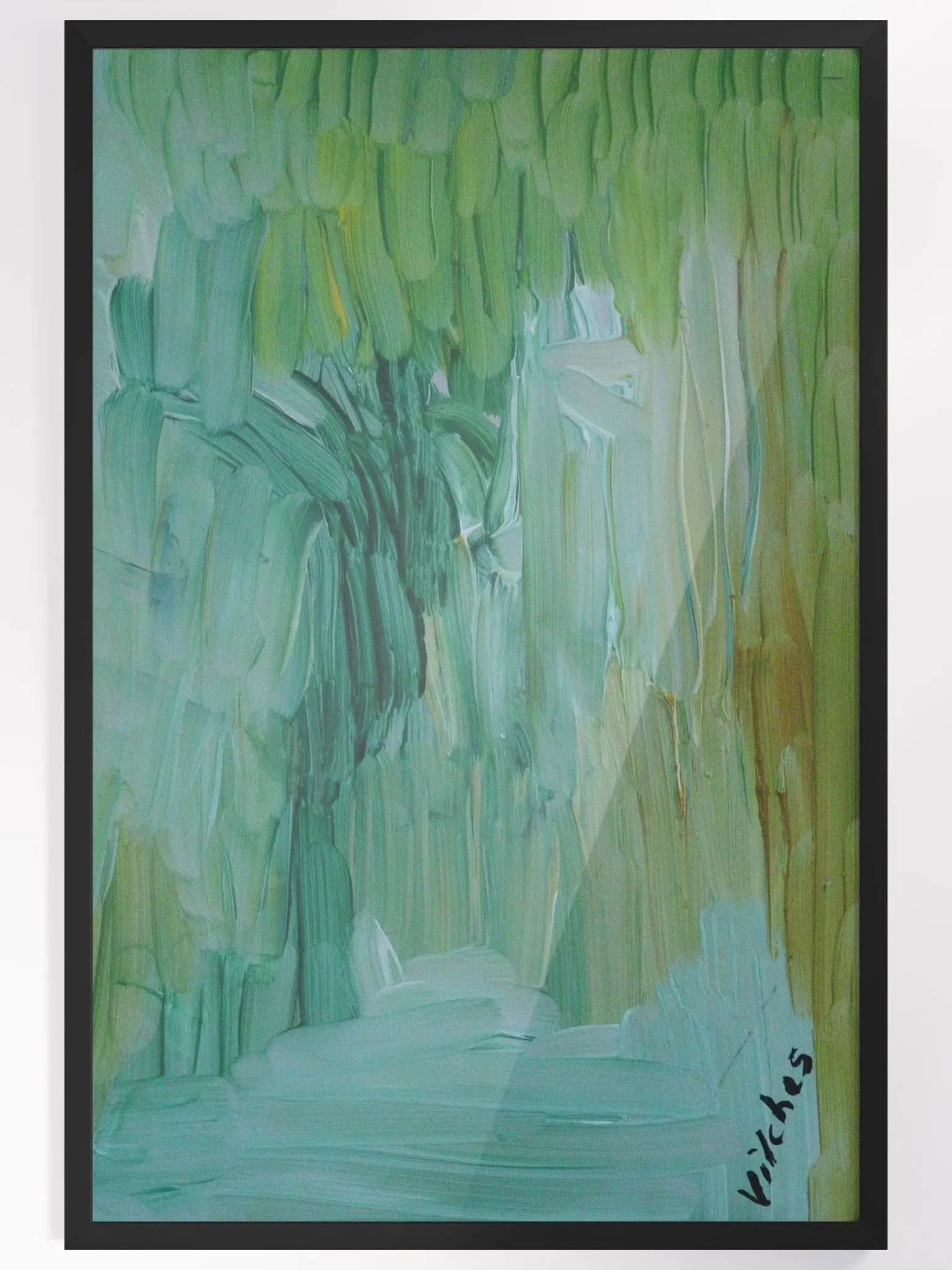 Verdant Layers Framed Art Print product image (4)