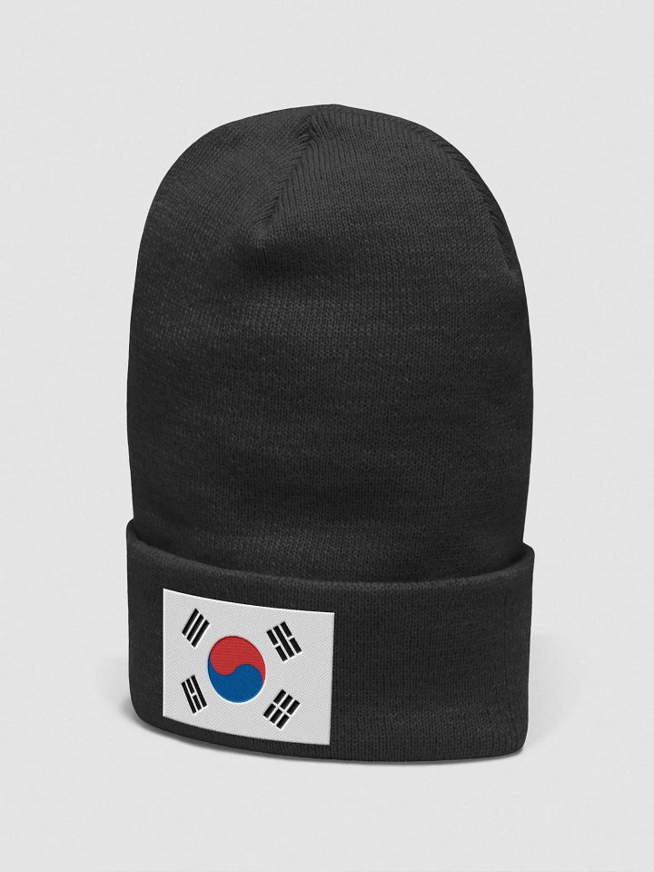 South Korea Flag Beanie Hat product image (2)