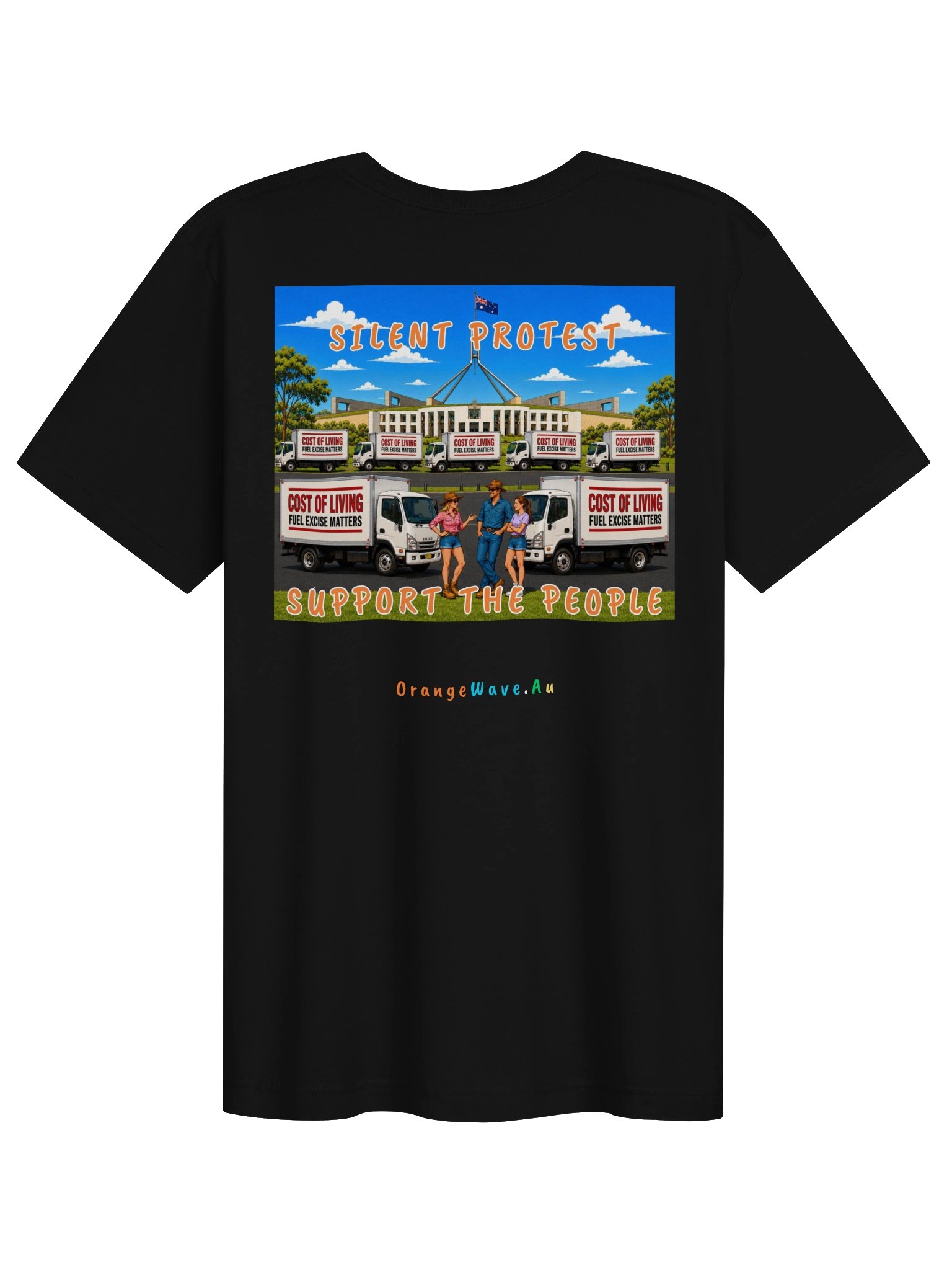Silent Protest Support the People T-shirt product image (2)