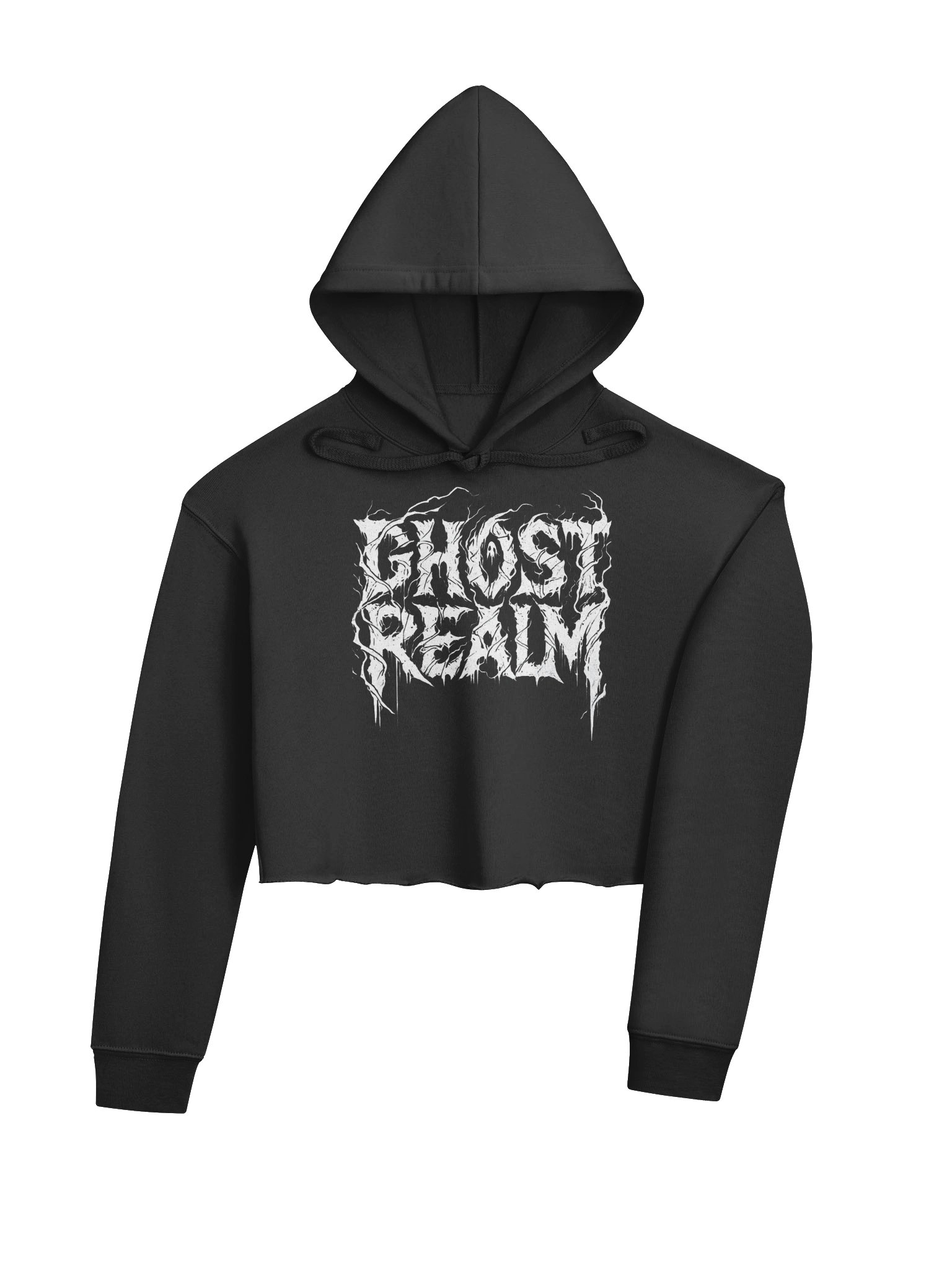 GHOST REALM | CROP HOODIE | 1st EDITION product image (4)