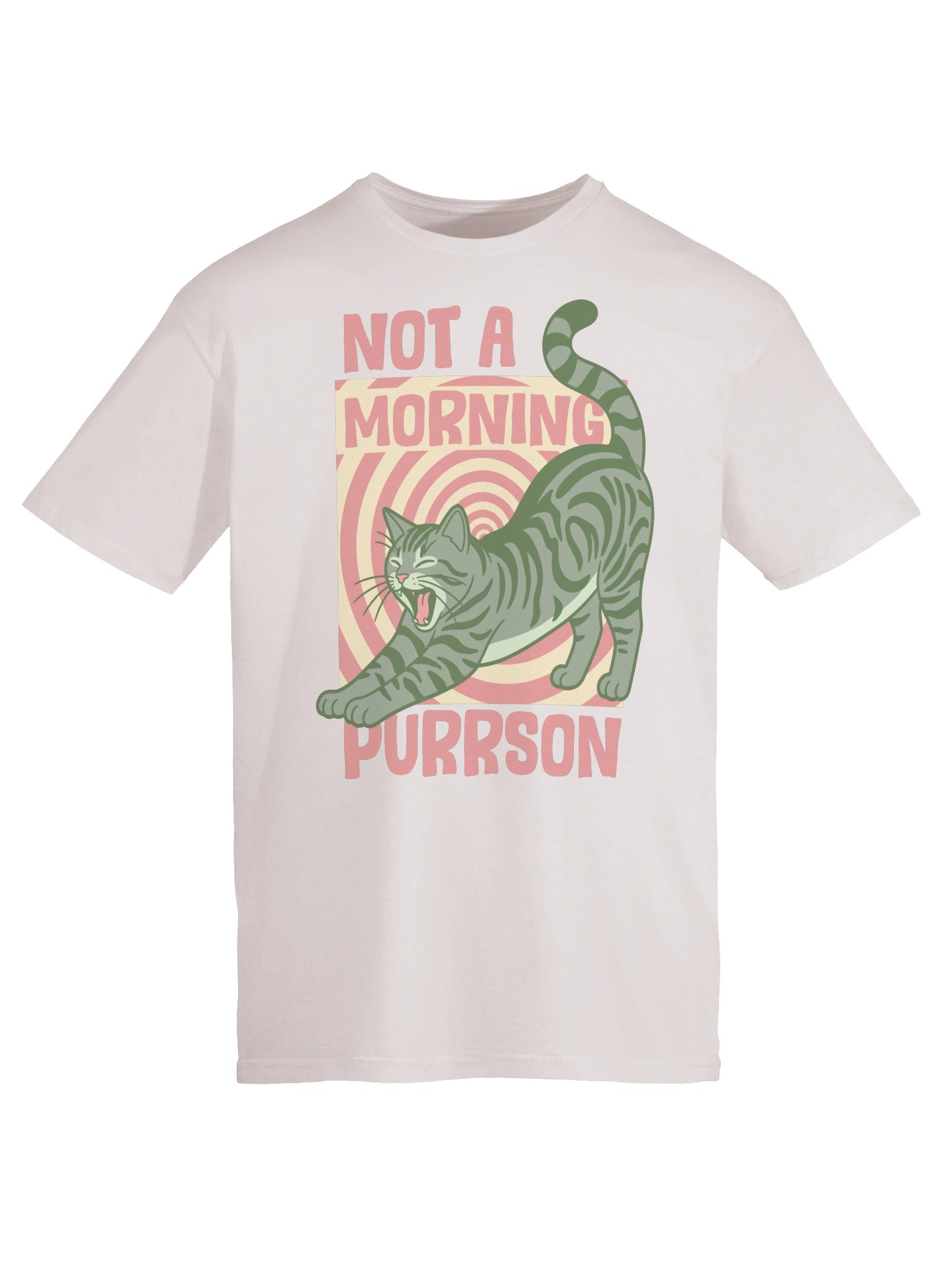 No Morning Purrson Tabby Cat Shirt product image (6)