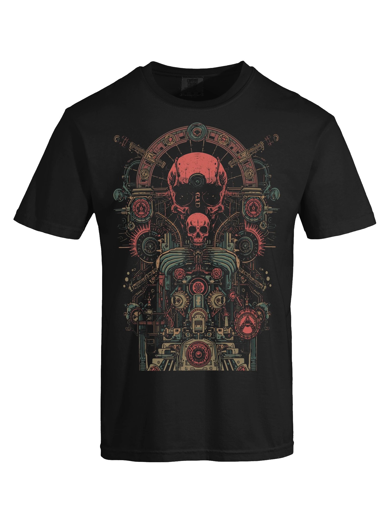 Red Skull Mechanica Heavyweight T-Shirt product image (2)