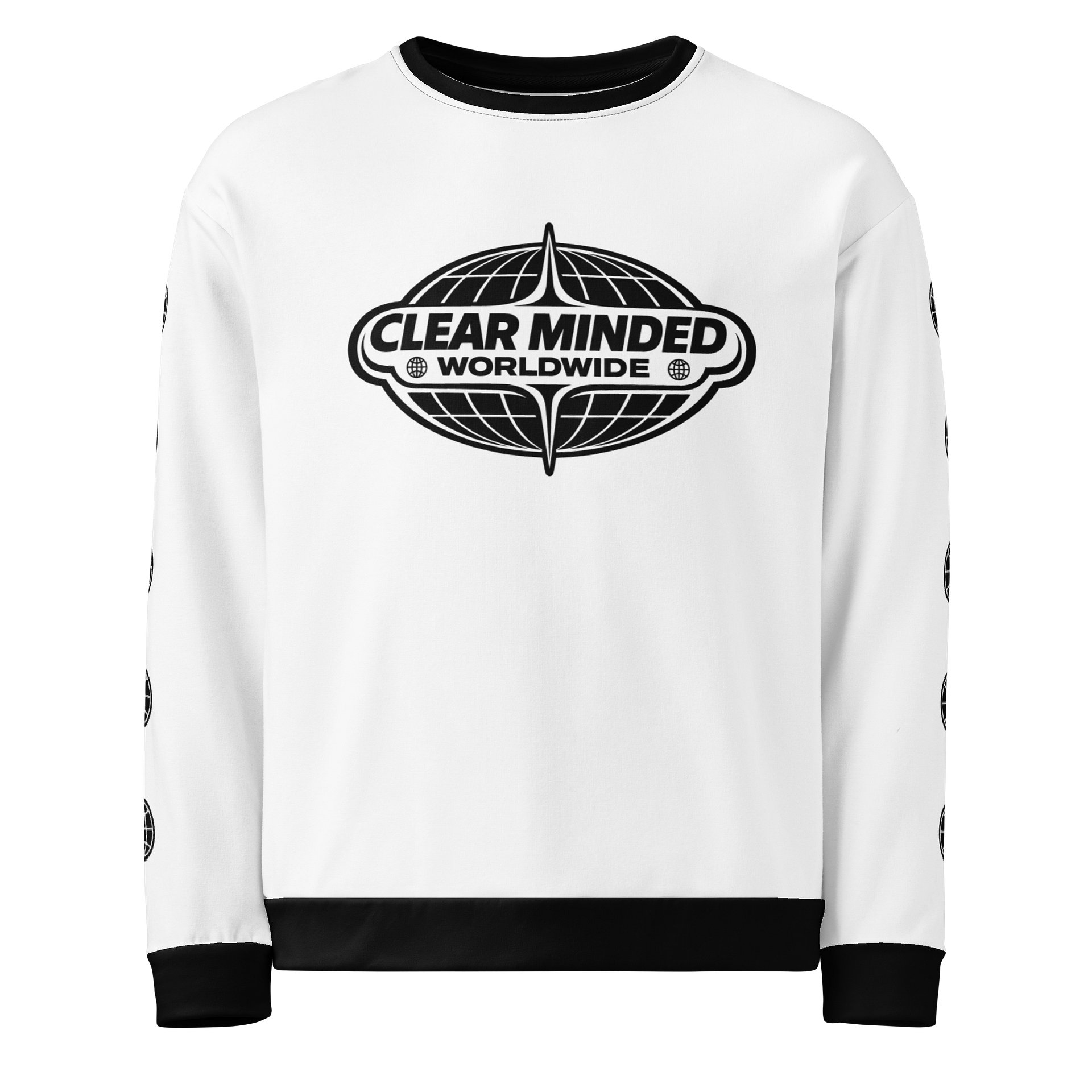 The Y2K White/Black Sweatshirt product image (1)