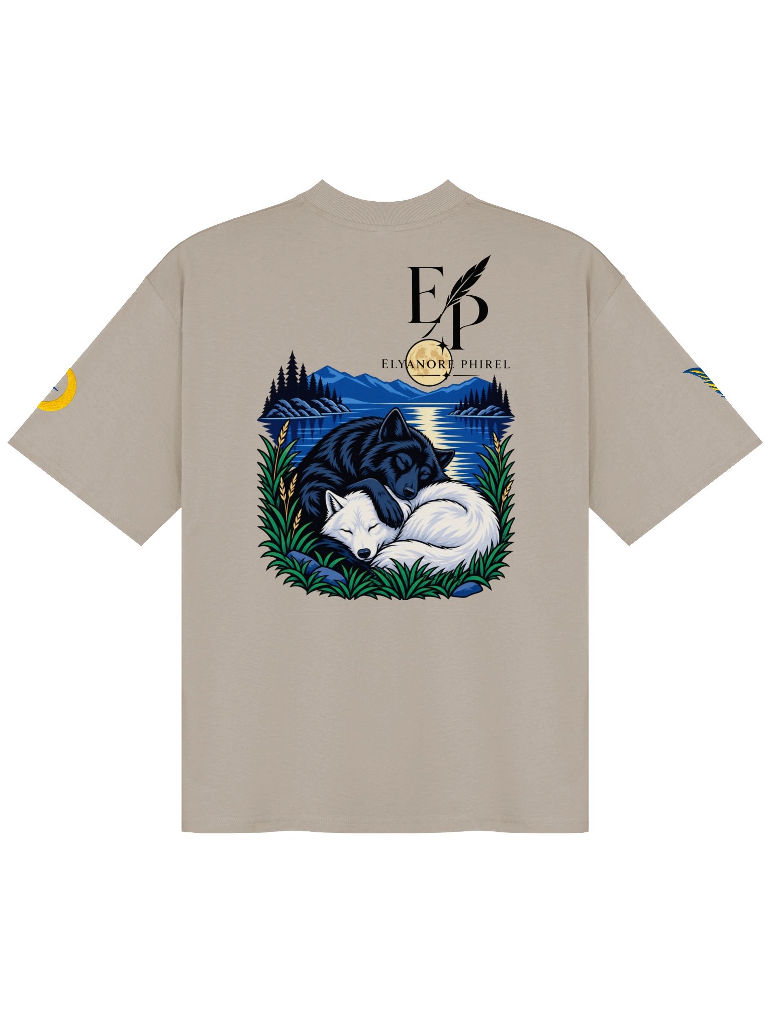 Tshirt Premium 100% coton - Elyanore Phirel manche et buste brodé product image (6)