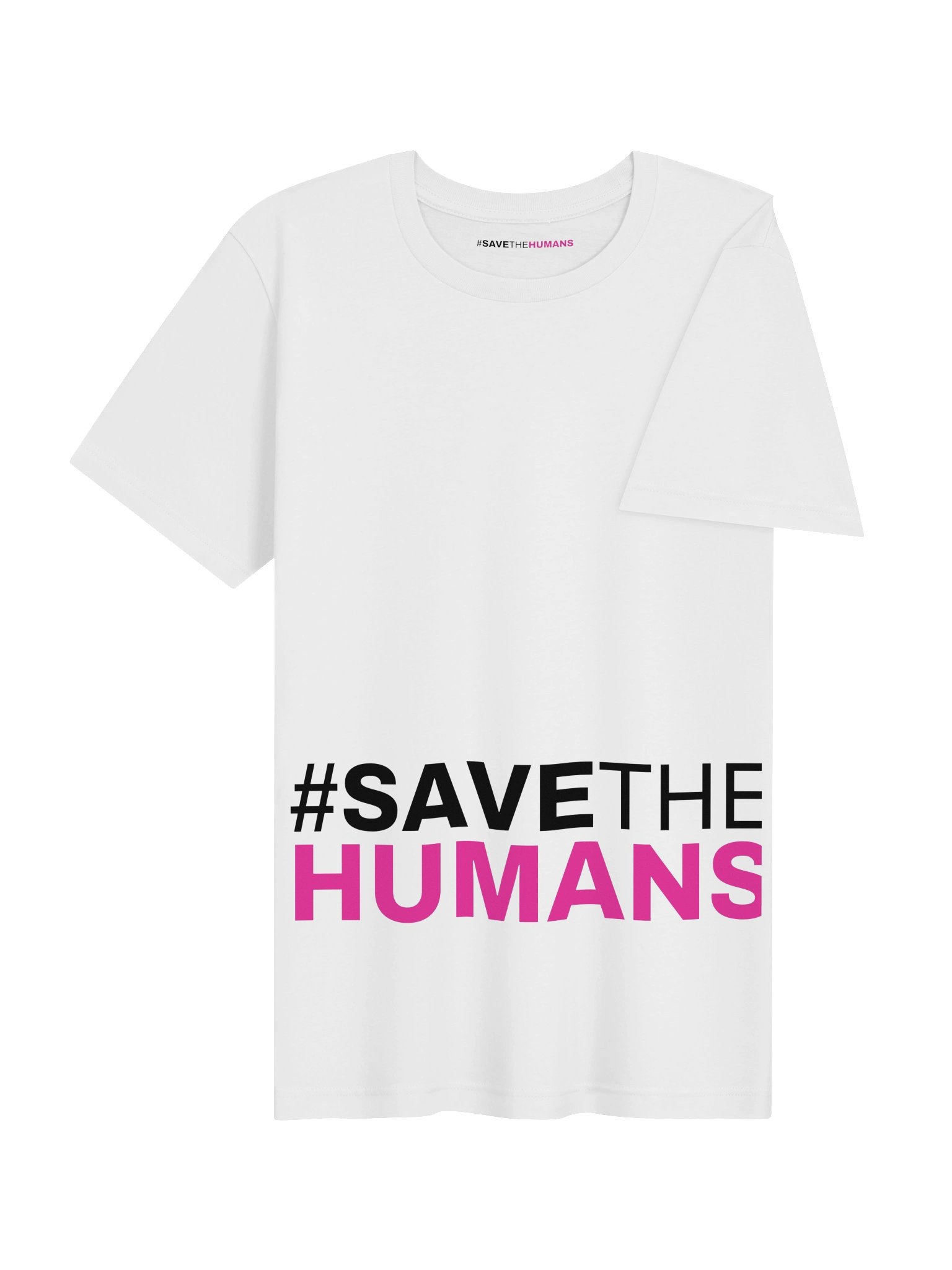 White T - Min Save The Humans product image (8)