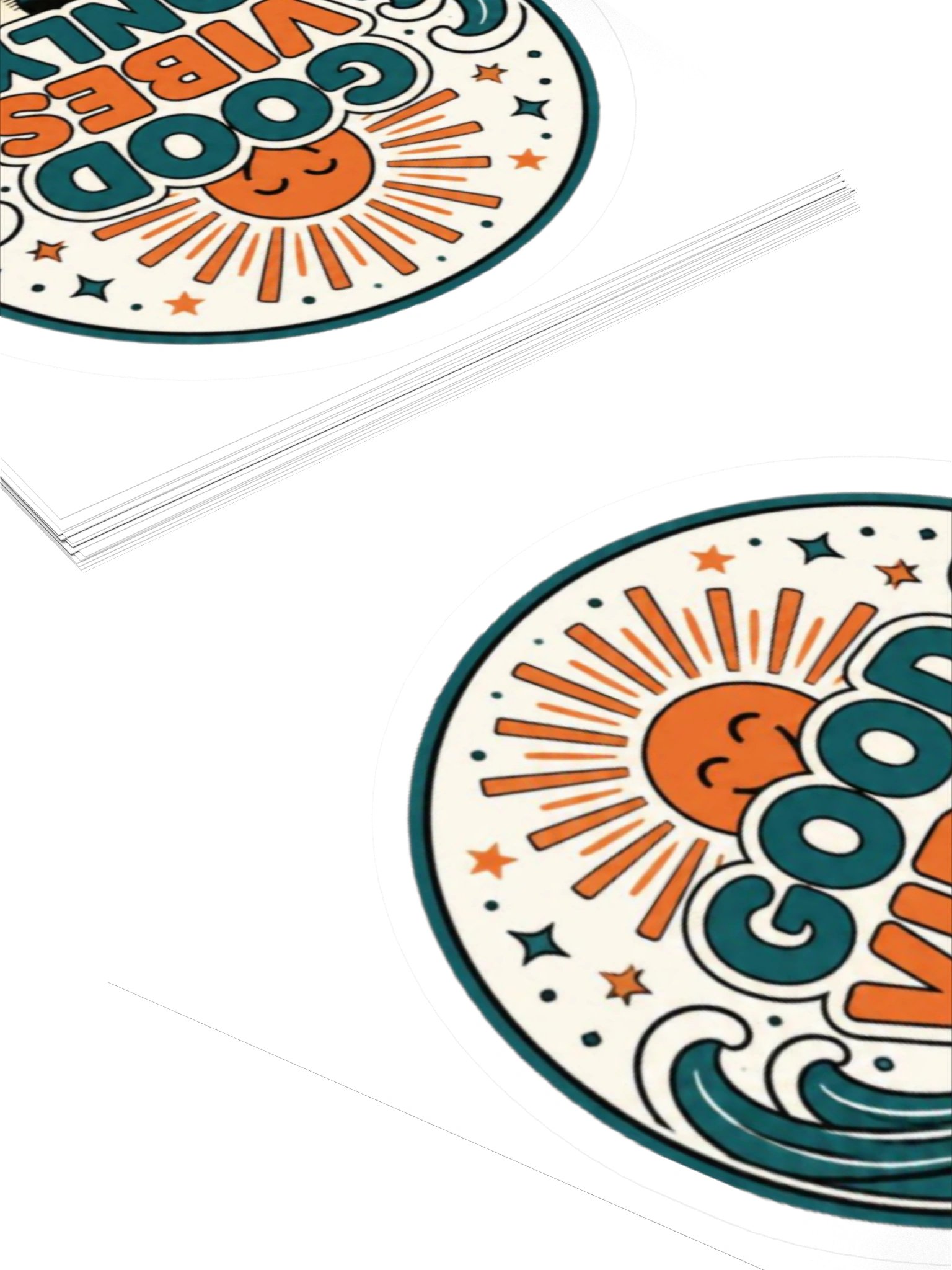 "Good Vibes Only" Kiss Cut Sticker product image (4)