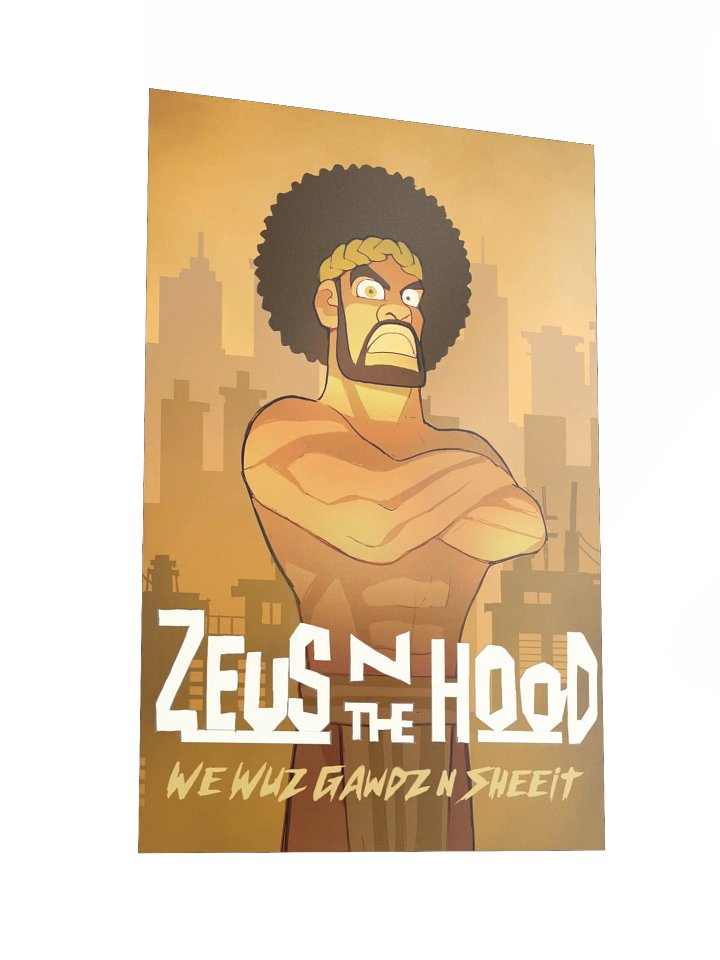 Zeus n the Hood Poster product image (3)