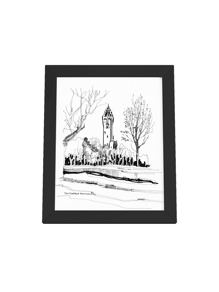 The Wallace Monument - Framed Poster product image (1)