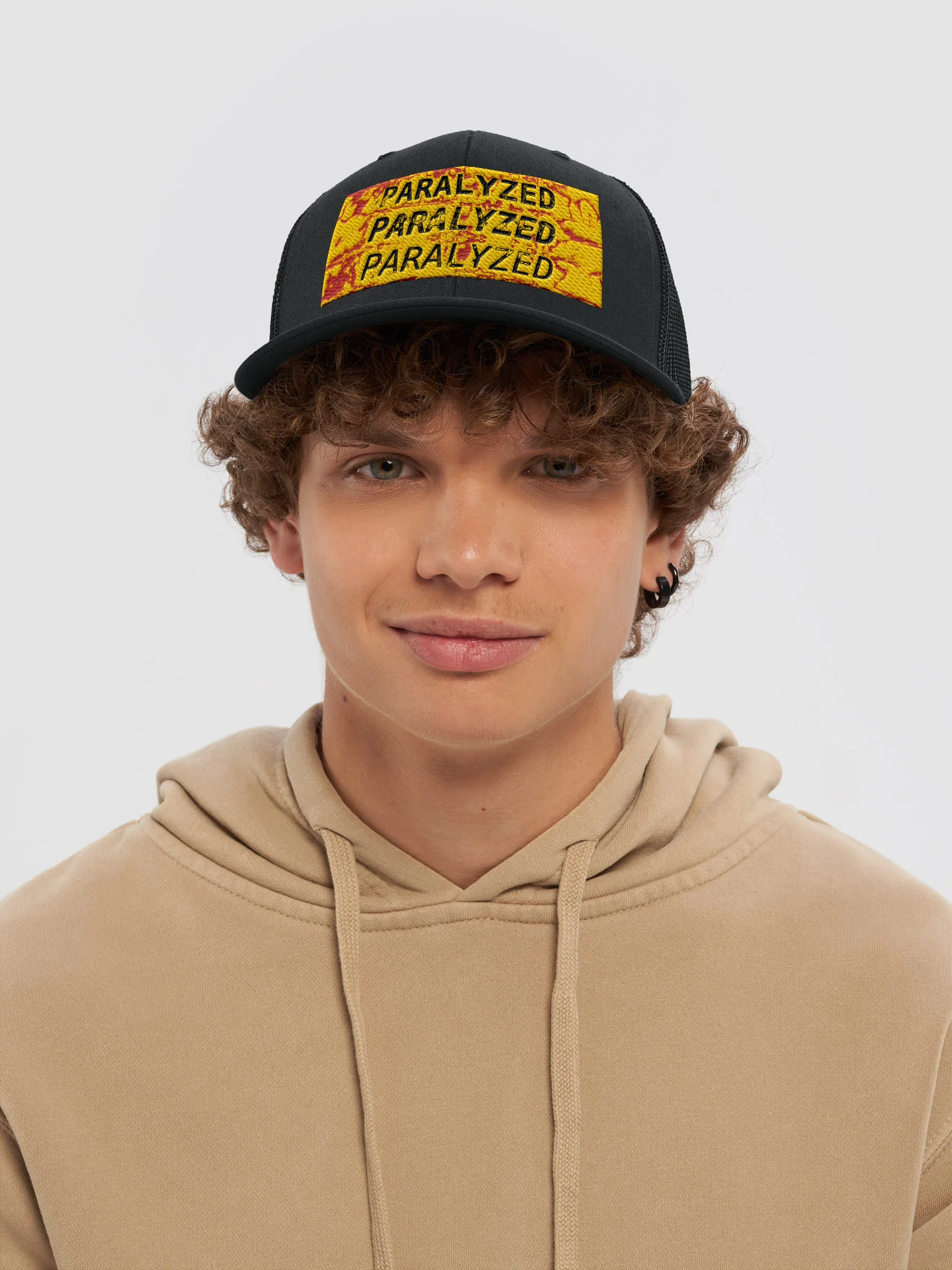 PARALYZED HEAT WAVE TRUCKER HAT product image (5)