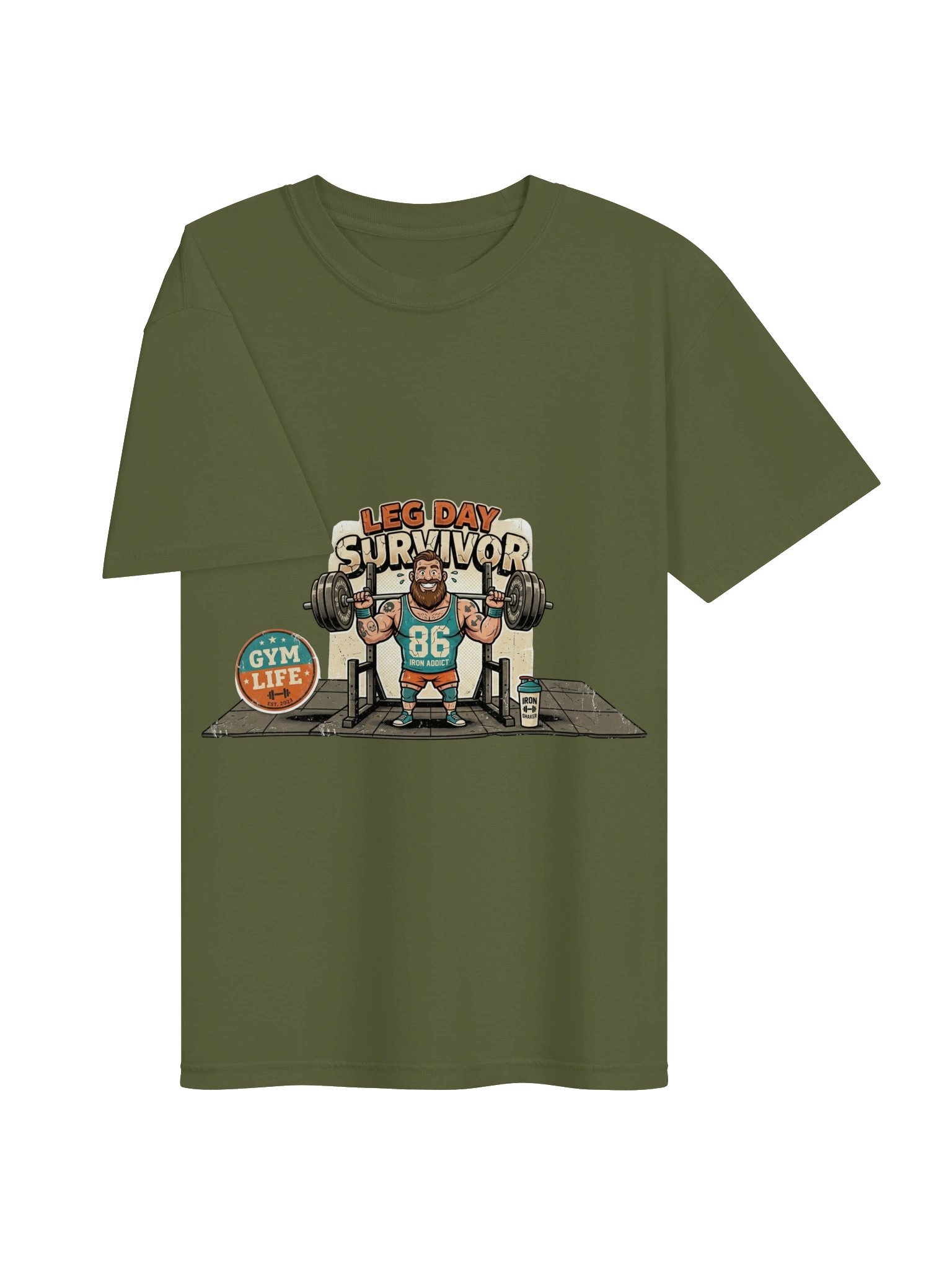 Leg Day Survivor - Funny Gym T-Shirt product image (2)