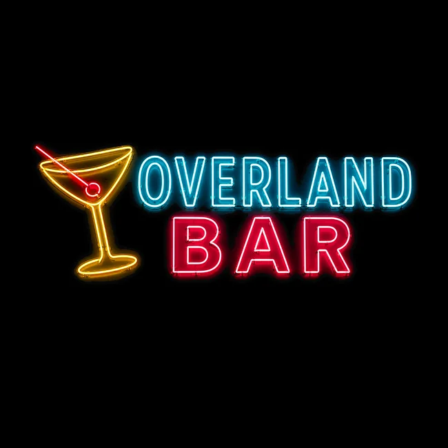 Neon Overland Bar Sign
