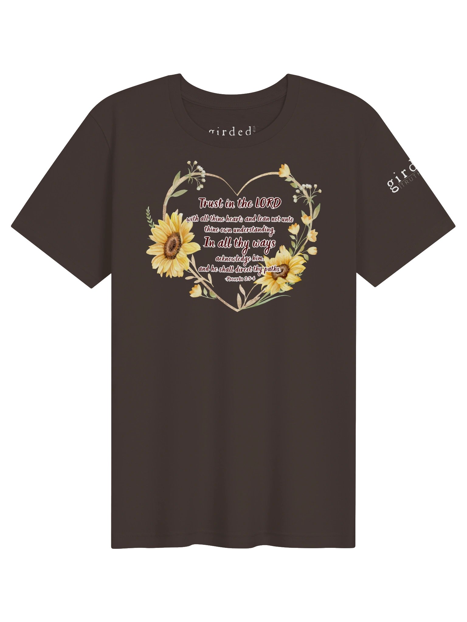 Trust in the Lord Proverbs 3:5-6 Tee product image (1)