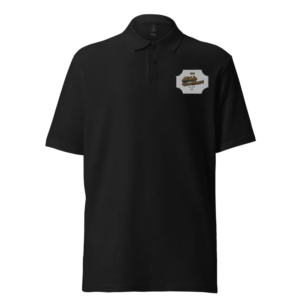 Bible over Brews Soft Black Polo product image (1)