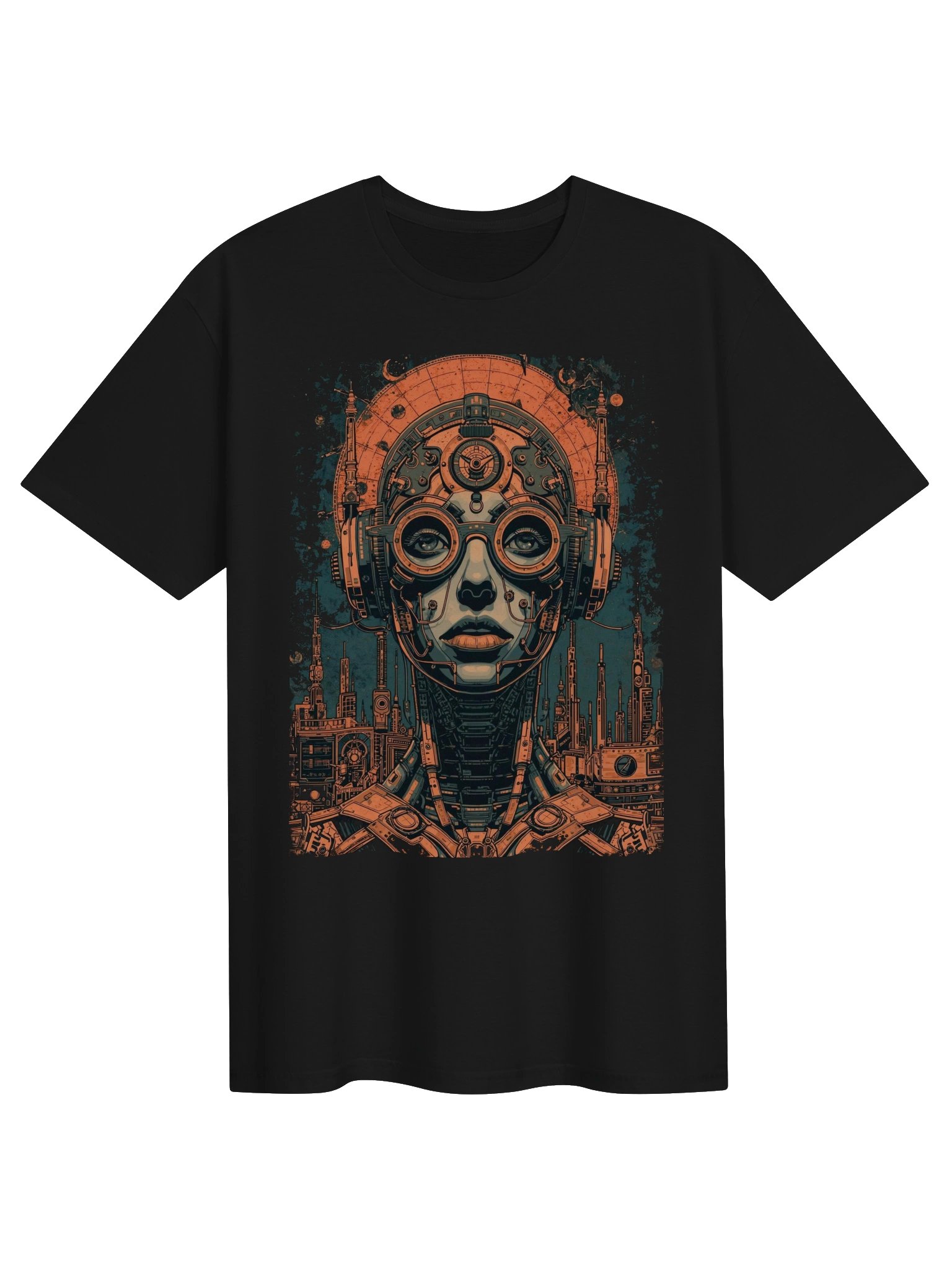 Cyberpunk Android Portrait T-Shirt product image (1)
