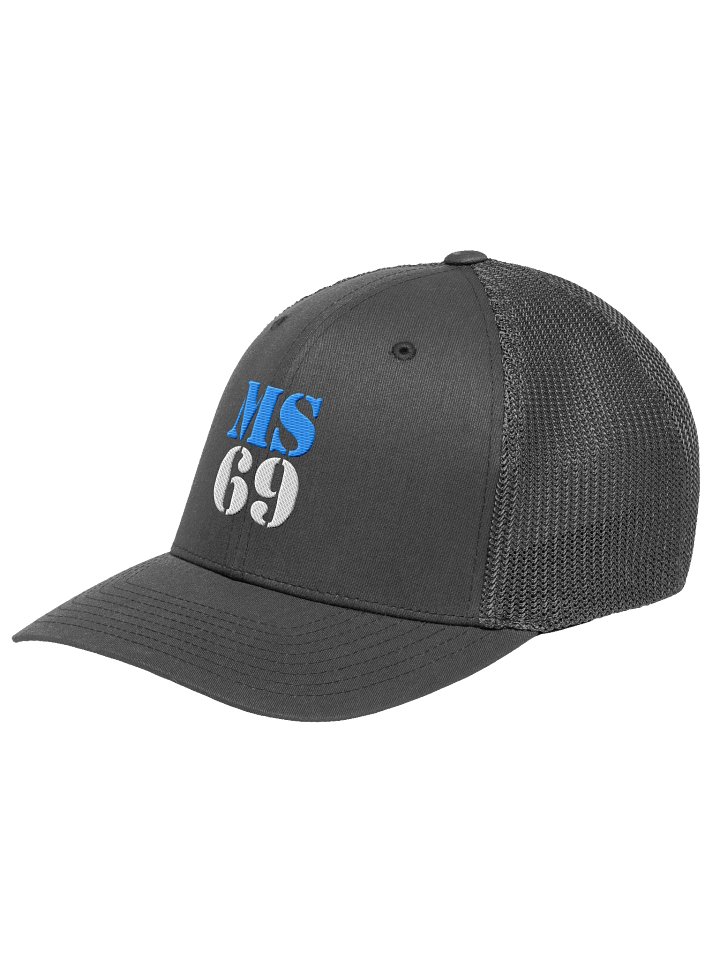 MS69 - Flexfit Trucker Hat Blue/White product image (2)