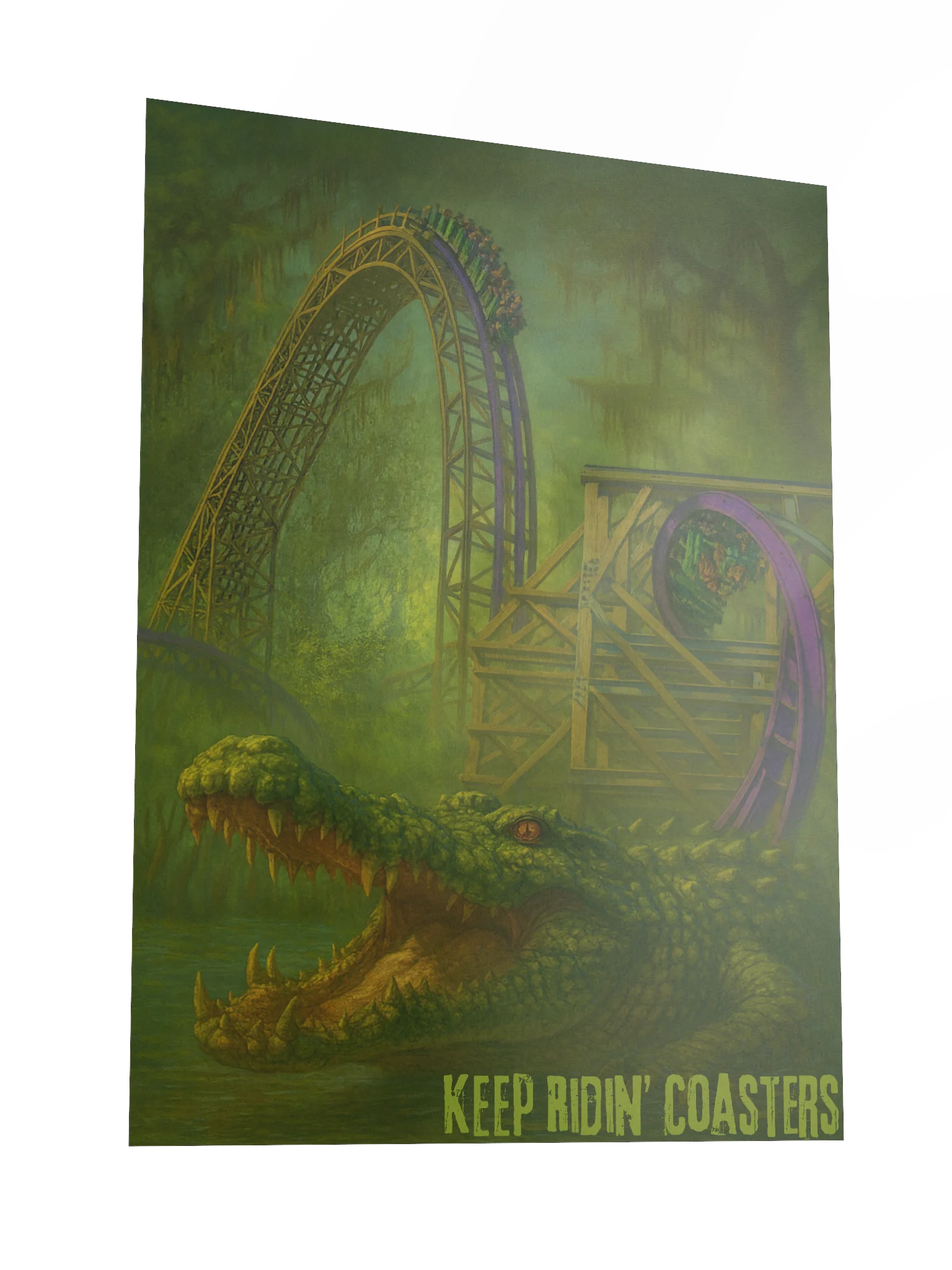 Gwazi Hybrid Keep Ridin' Coasters Poster | 18x24" product image (3)