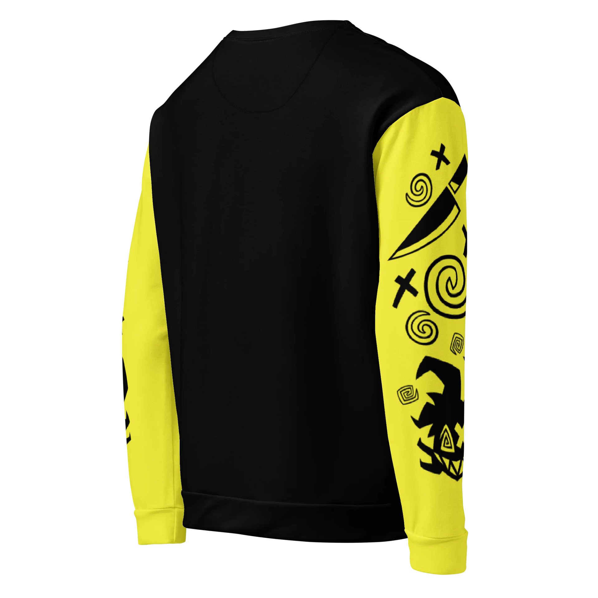 A Little Bit Bad - POX All Over Longsleeve! (Black/Yellow) product image (5)