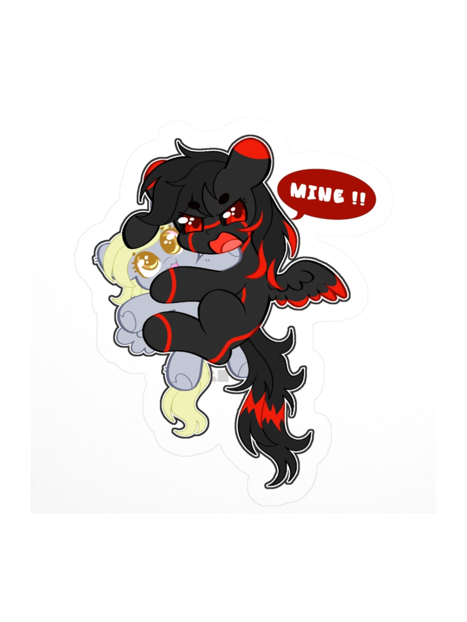 Meeped MLP Mine Sticker product image (1)